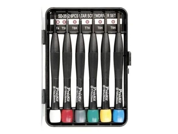 &u+ SET DESTORNILLADORES TORX SD-3502 PROSKIT (RDES03502)